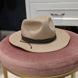 Vince Camuto Tan Wool Hat